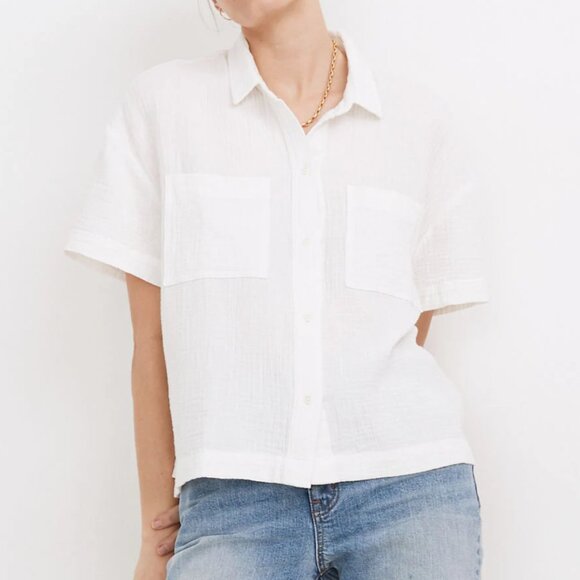 NEW Madewell lightspun beachside shirt - Picture 5 of 6